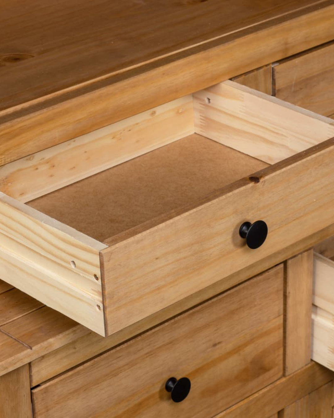 Rustic Modern Βιτρίνα Σκευοθήκη 93cm Φυσικό - Image 7