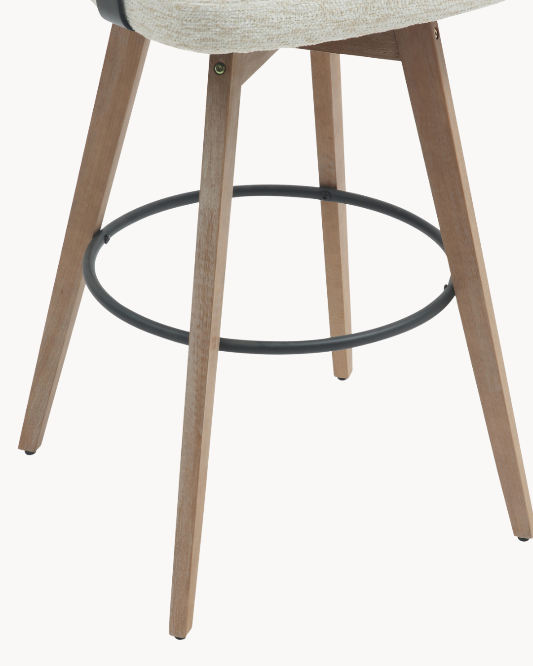 Modern Σκαμπό Μπαρ Περιστρεφόμενο σε Εκρού 74.5cm - Image 8