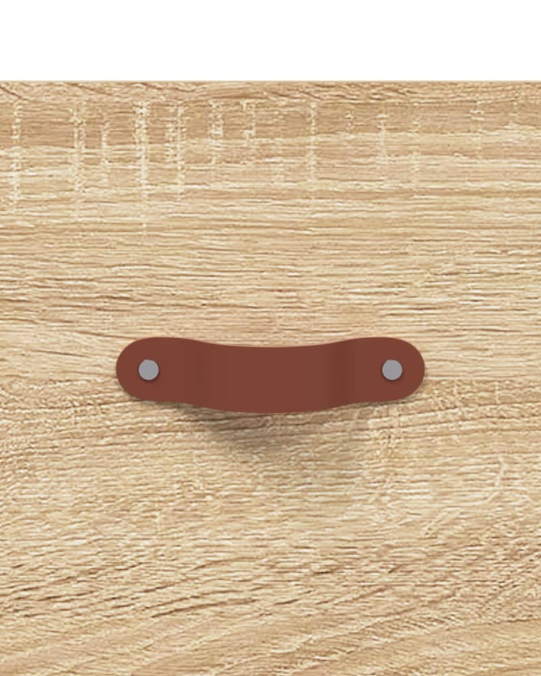 Modern Minimal Βιτρίνα Σκευοθήκη 69,5cm Φυσικό - Image 9