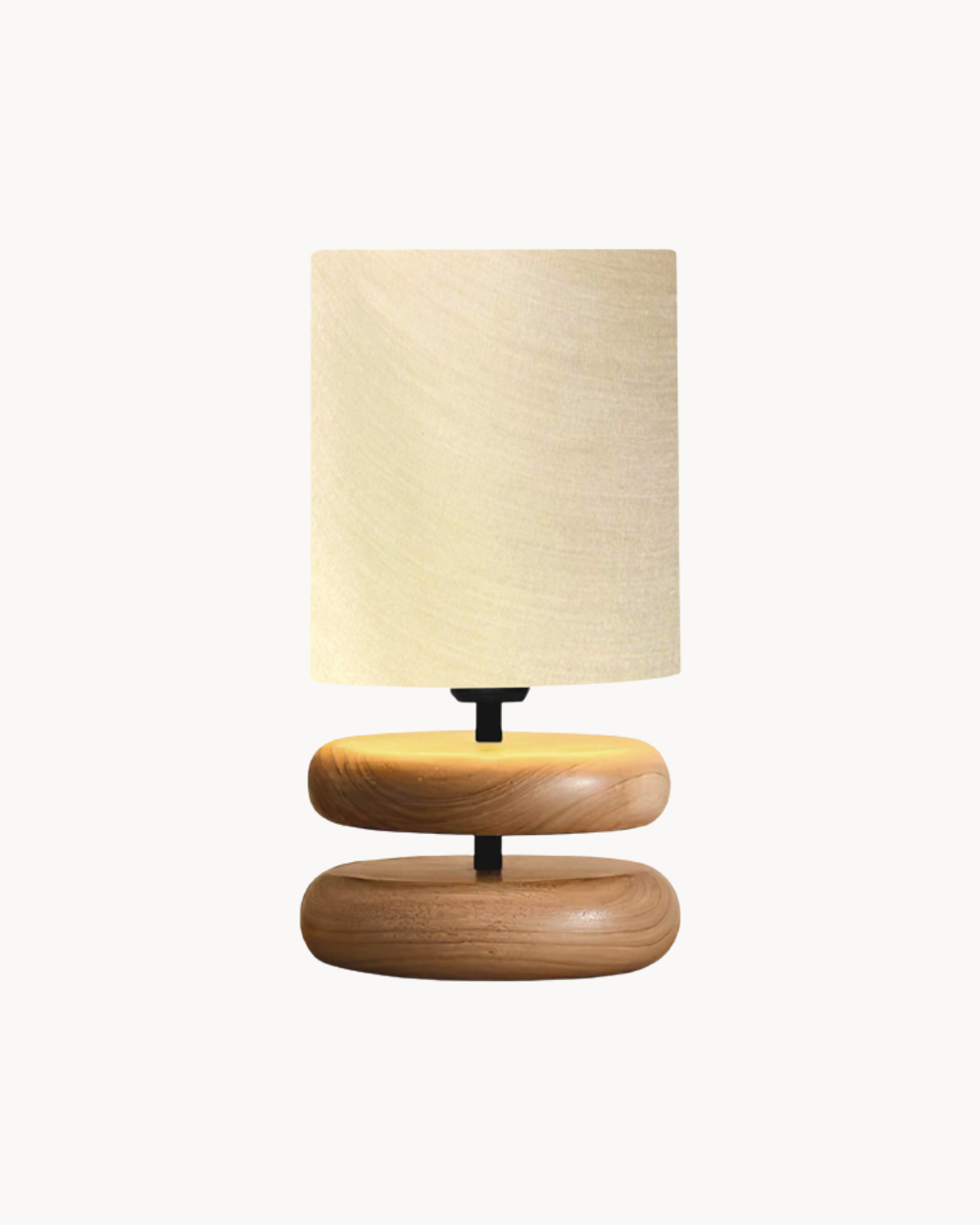 Modern Classic Ξύλινο Επιτραπέζιο Φωτιστικό 15x35εκ Φυσικό - Image 4