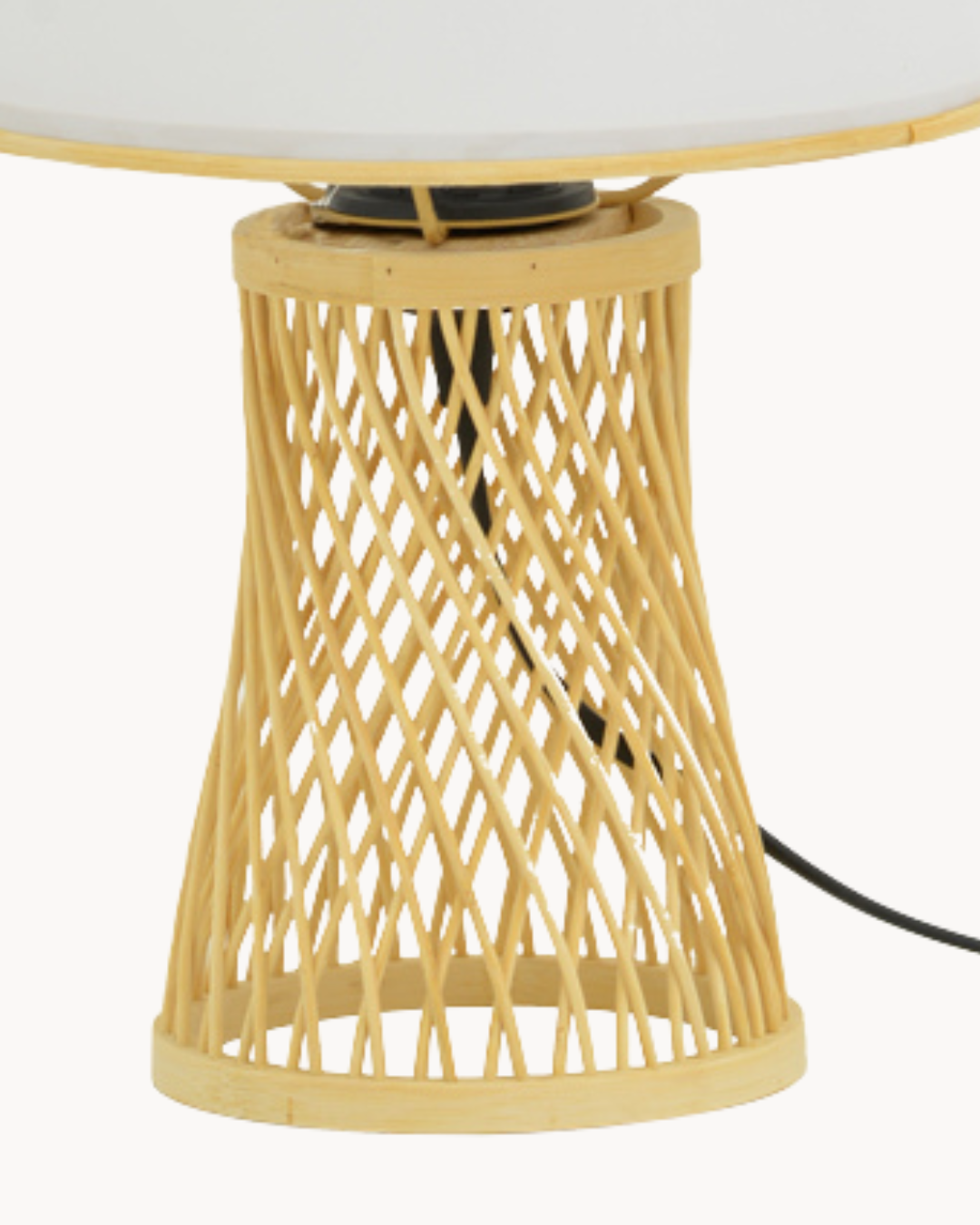 Boho Επιτραπέζιο Φωτιστικό Bamboo 24x37εκ Φυσικό - Image 3