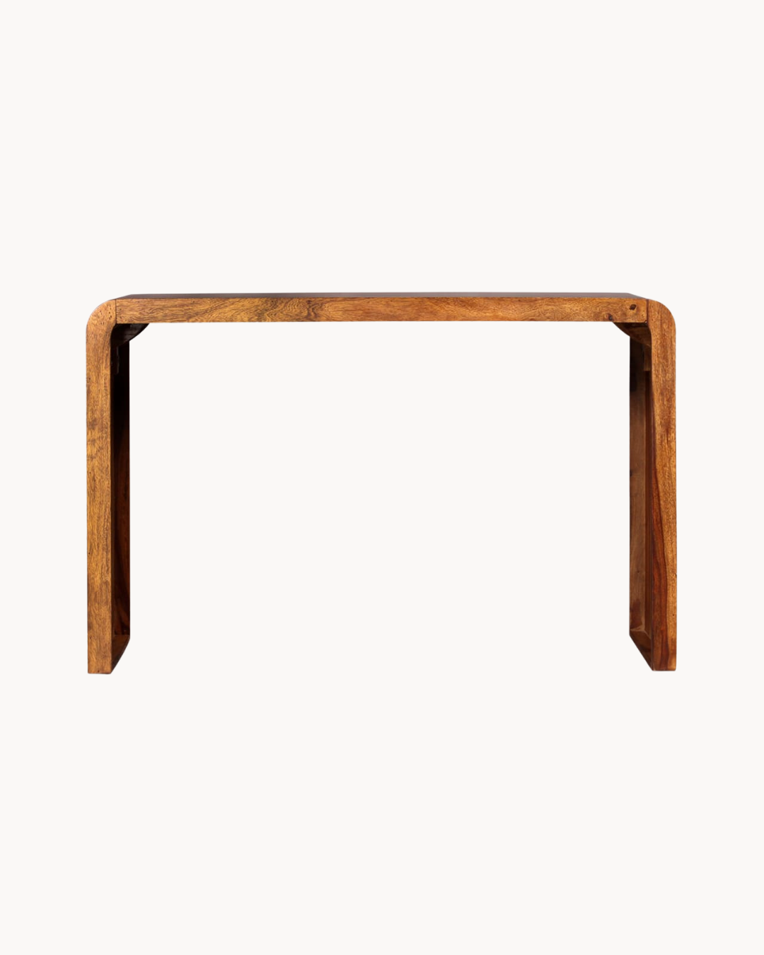 Minimal Modern Ξύλινη Κονσόλα-Γραφείο 120cm μελί - Image 2