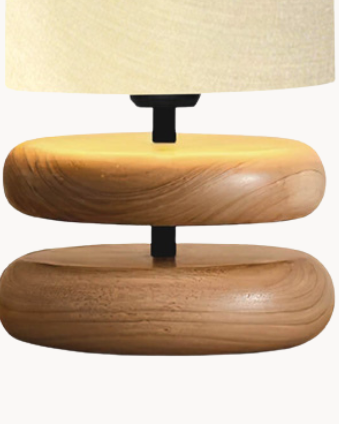 Modern Classic Ξύλινο Επιτραπέζιο Φωτιστικό 15x35εκ Φυσικό - Image 3