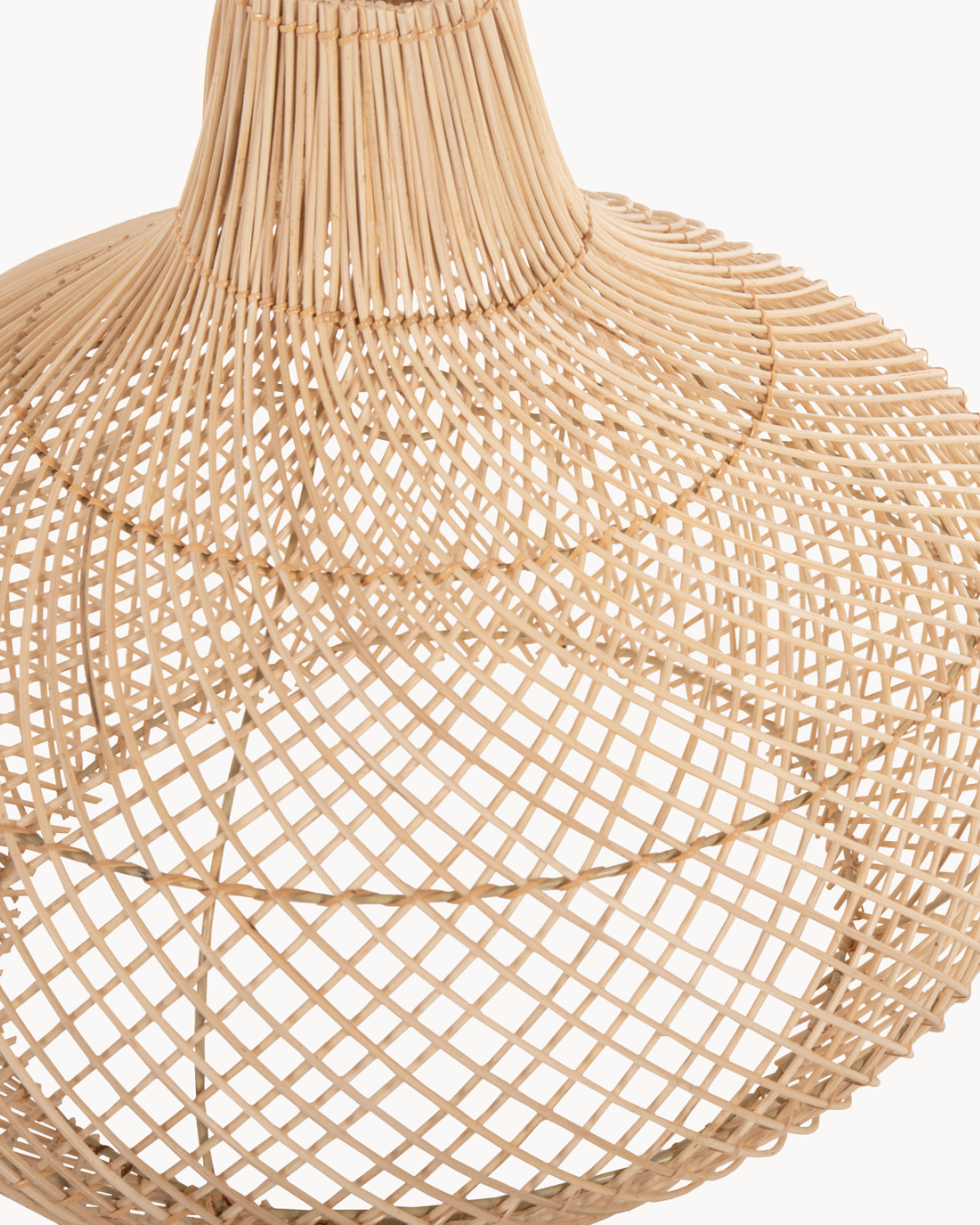 Wabi Sabi Κρεμαστό Φωτιστικό από Rattan Φ54x52 εκ. Φυσικό - Image 4