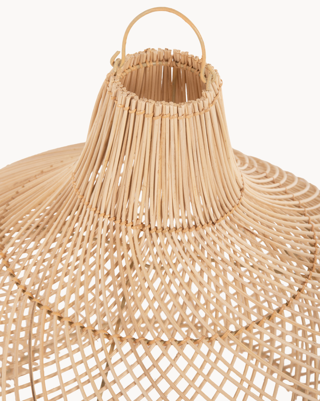 Wabi Sabi Κρεμαστό Φωτιστικό από Rattan Φ54x52 εκ. Φυσικό - Image 5