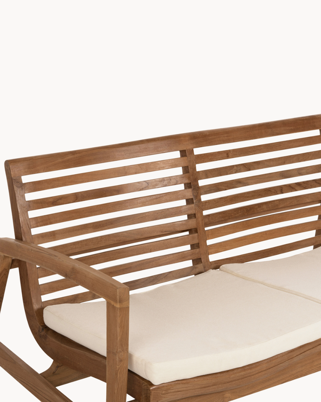 Island Resort Σετ Σαλονιού Κήπου 4τμχ Ξύλο Teak 40x71x73 εκ. Φυσικό - Image 3