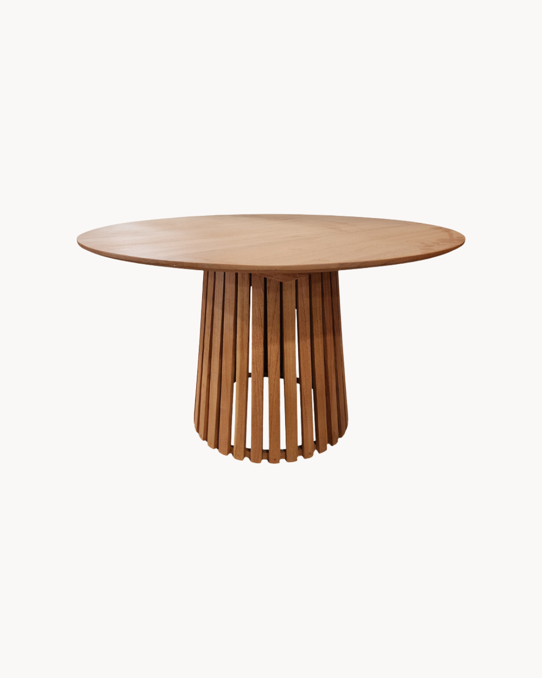 Natural Luxe Σετ Τραπεζαρίας Κήπου7τμχ από Ξύλο Teak & Σχοινί Φυσικό/Μπεζ - Image 3