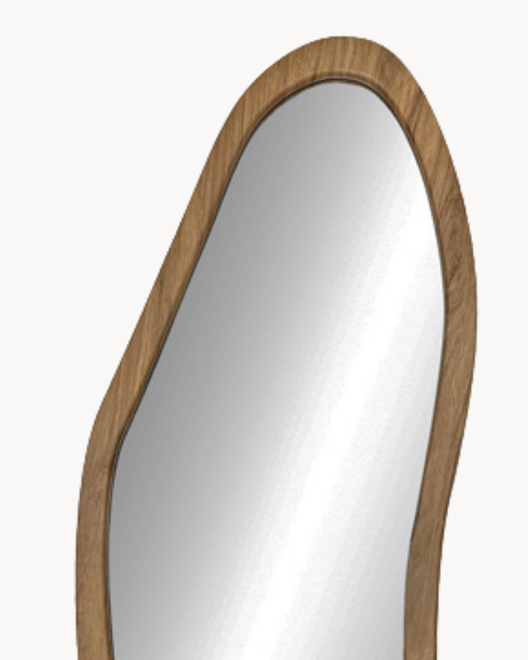 Wabi Sabi Καθρέφτης Δαπέδου από MDF 50x1,5x150 εκ. Φυσικό - Image 3