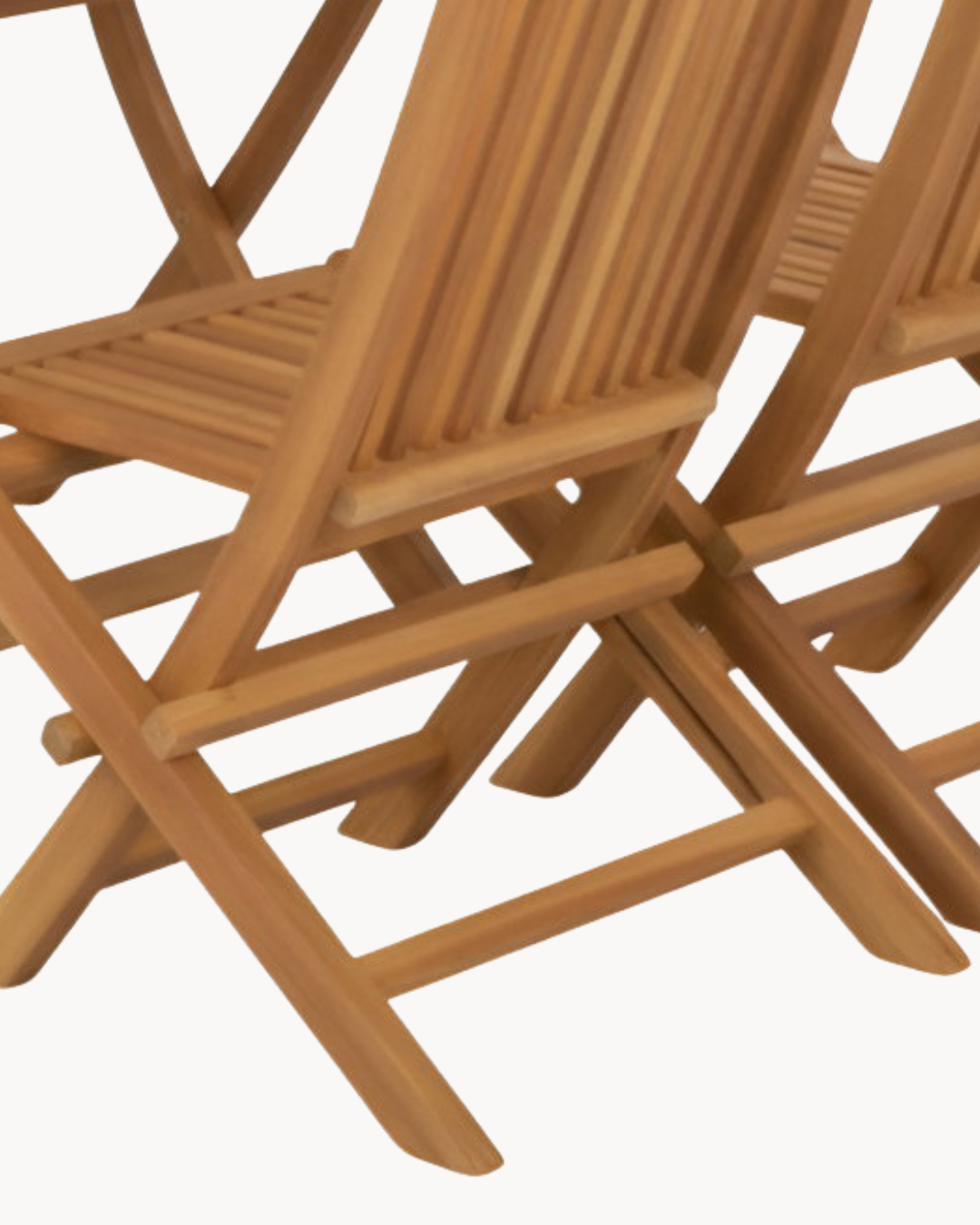 Foldable Σετ Τραπεζαρίας Κήπου από Μασίφ Ξύλο Ακακίας 120x70x74 εκ. Φυσικό - Image 4