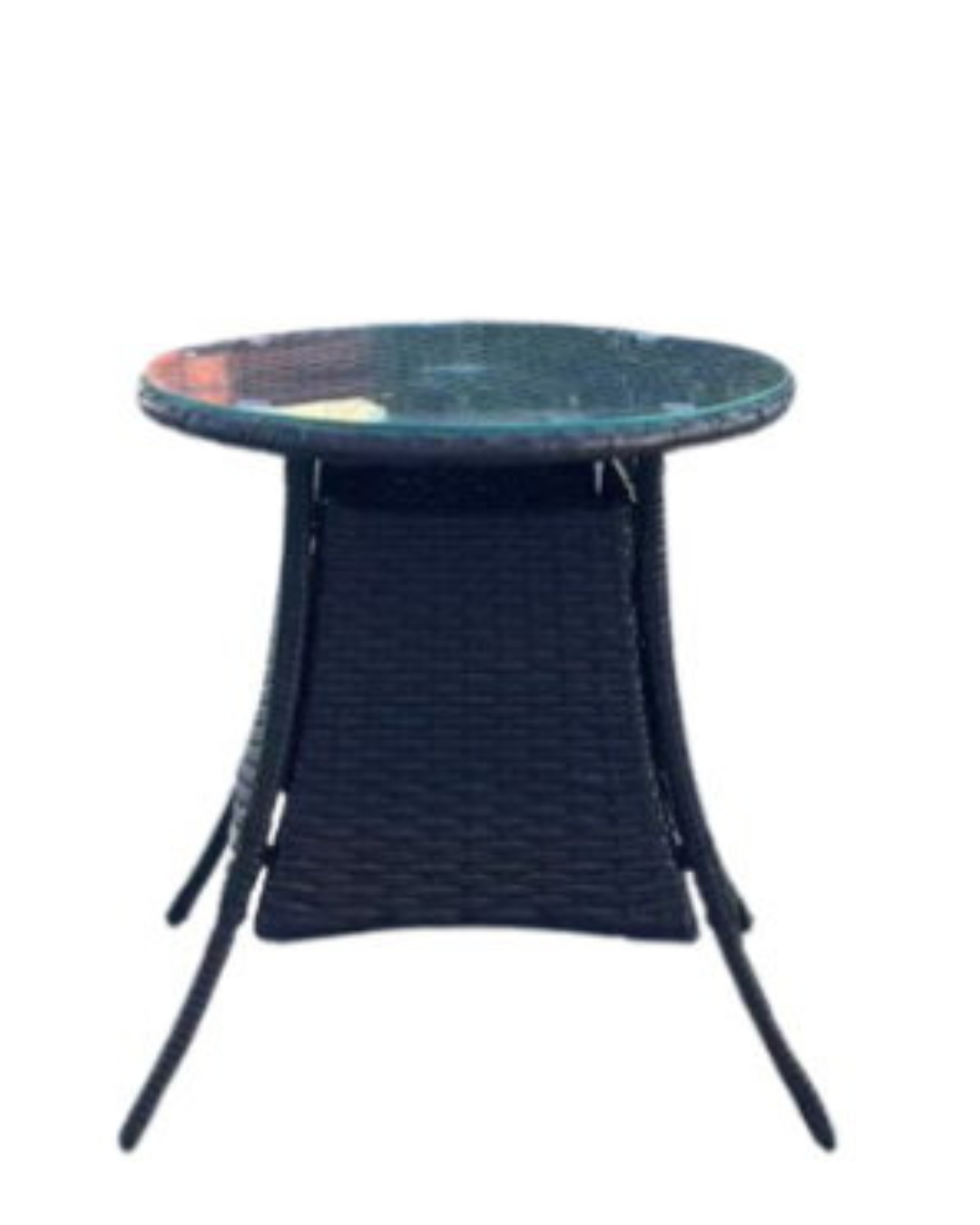 Urban Rattan Σετ Τραπεζαρίας από Συνθετικό Rattan 53x53x54 εκ. Γκρι - Image 4