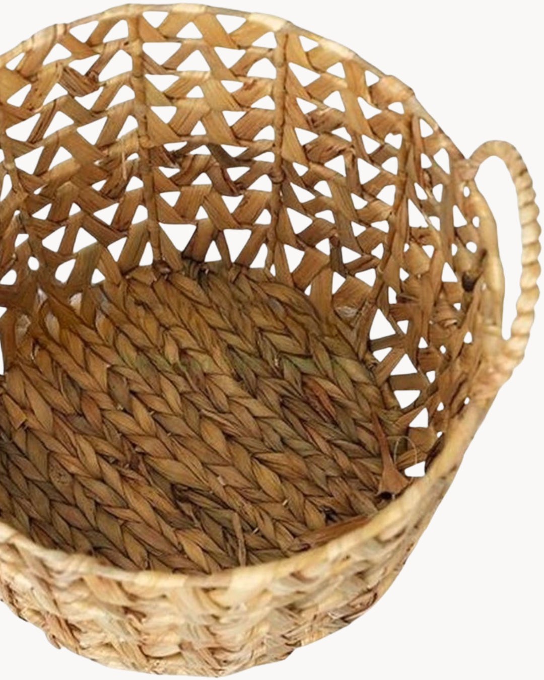 Natural Boho Σετ Διακοσμητικών Καλαθιών 2τμχ Φυσικό - Image 4