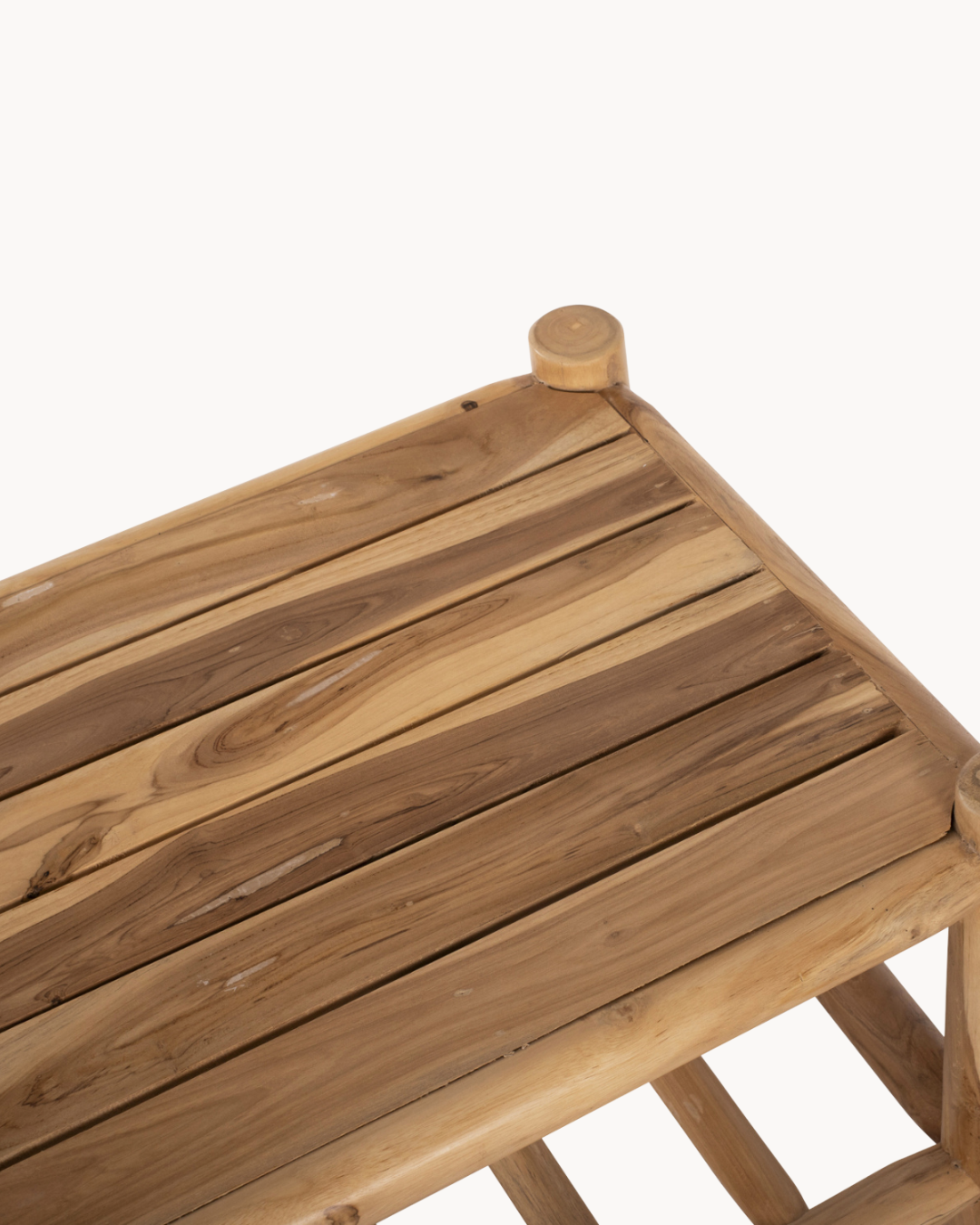 Wabi sabi Σετ Σαλονιού 4τμχ από Μασίφ Ξύλο Teak με Καναπέ 184x75x80 εκ. Φυσικό - Image 6