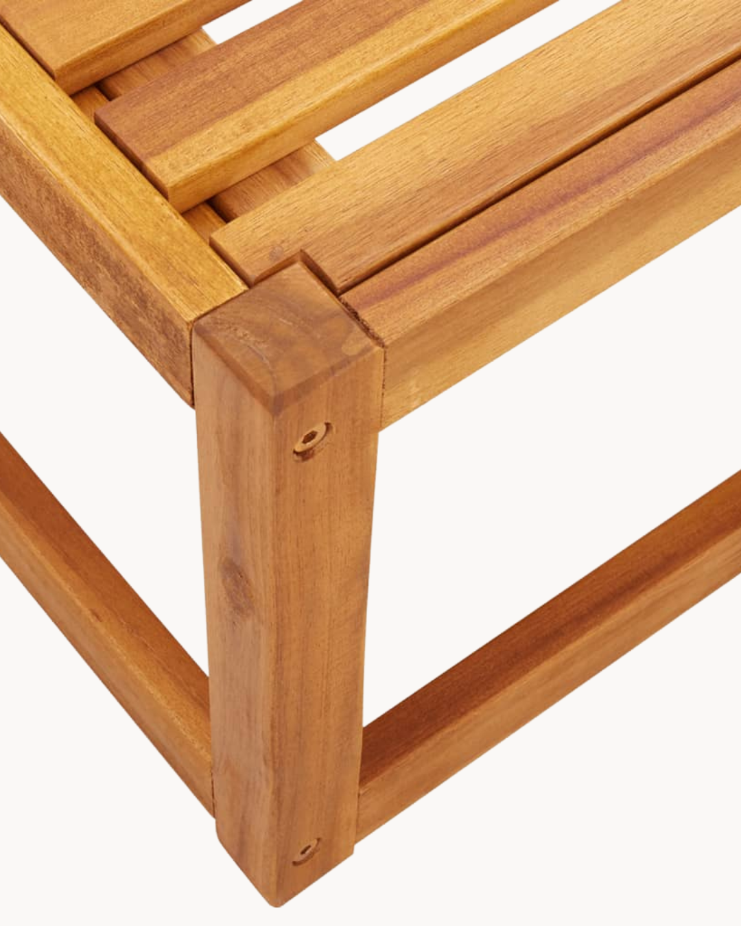 Φτιάξτε το Δικό σας Set από Μασίφ Ξύλο Ακακίας & PE Rattan Φυσικό/Κρεμ - Image 8