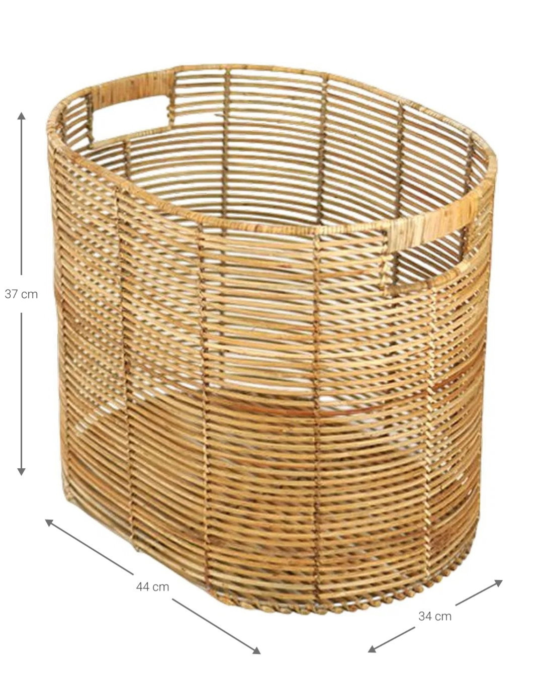 Natural Boho Διακοσμητικό Καλάθι 2 Μεγέθη Φυσικό - Image 7