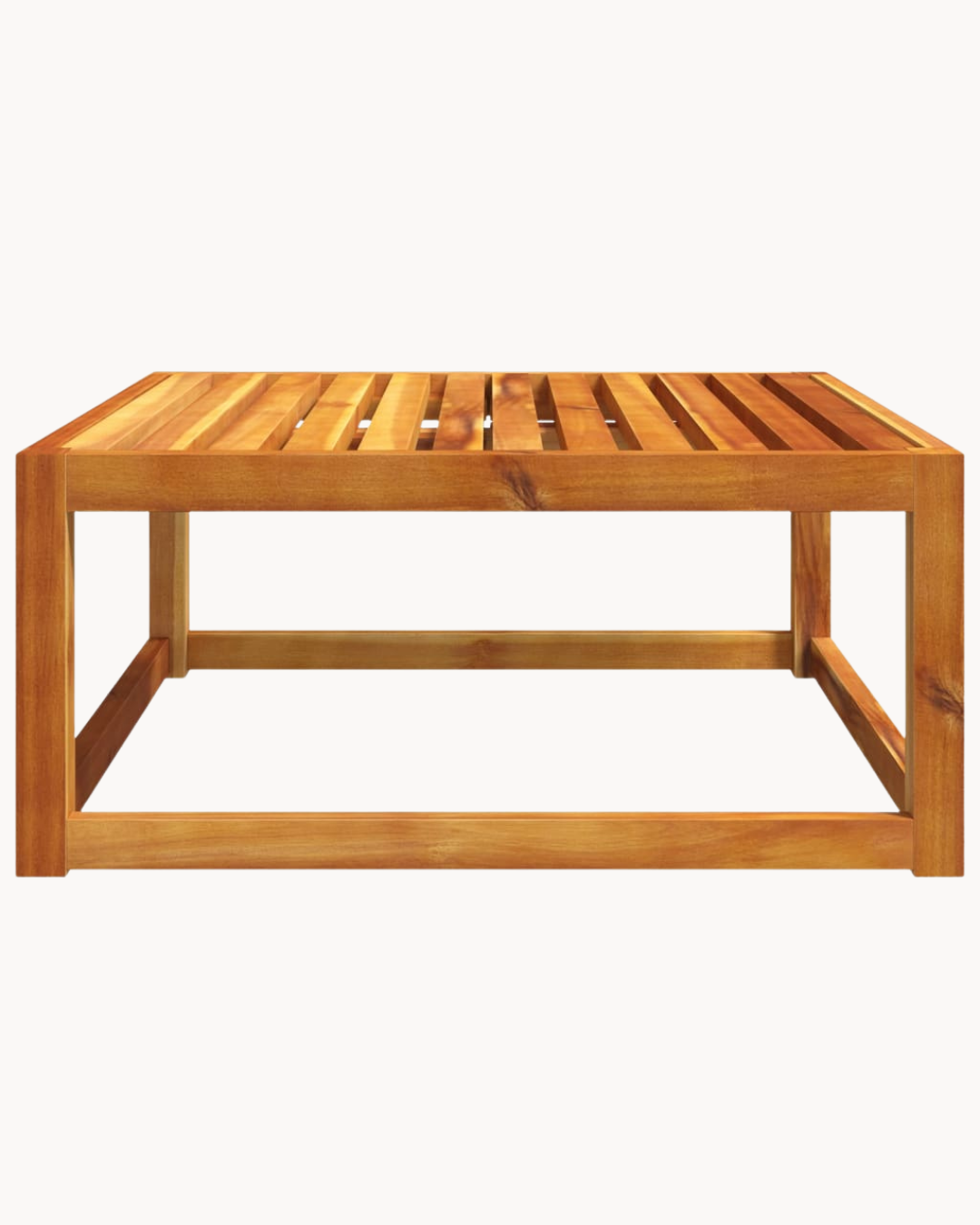 Φτιάξτε το Δικό σας Set από Μασίφ Ξύλο Ακακίας & PE Rattan Φυσικό/Κρεμ - Image 5