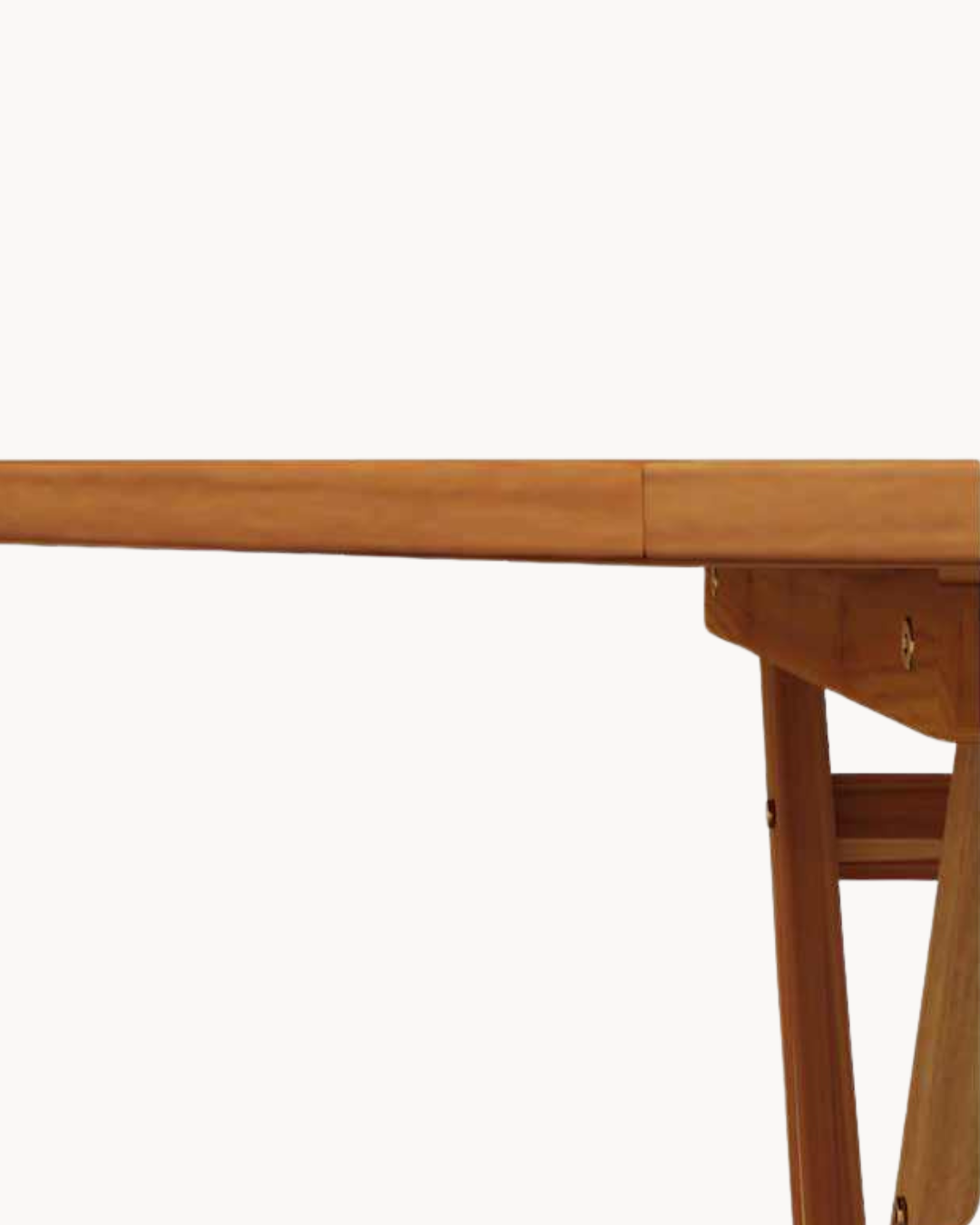 Contemporary Garden Σετ Τραπεζαρίας 5τμχ από Μασίφ Ξύλο Ακακίας 160x85x75 εκ. Μπεζ - Image 7