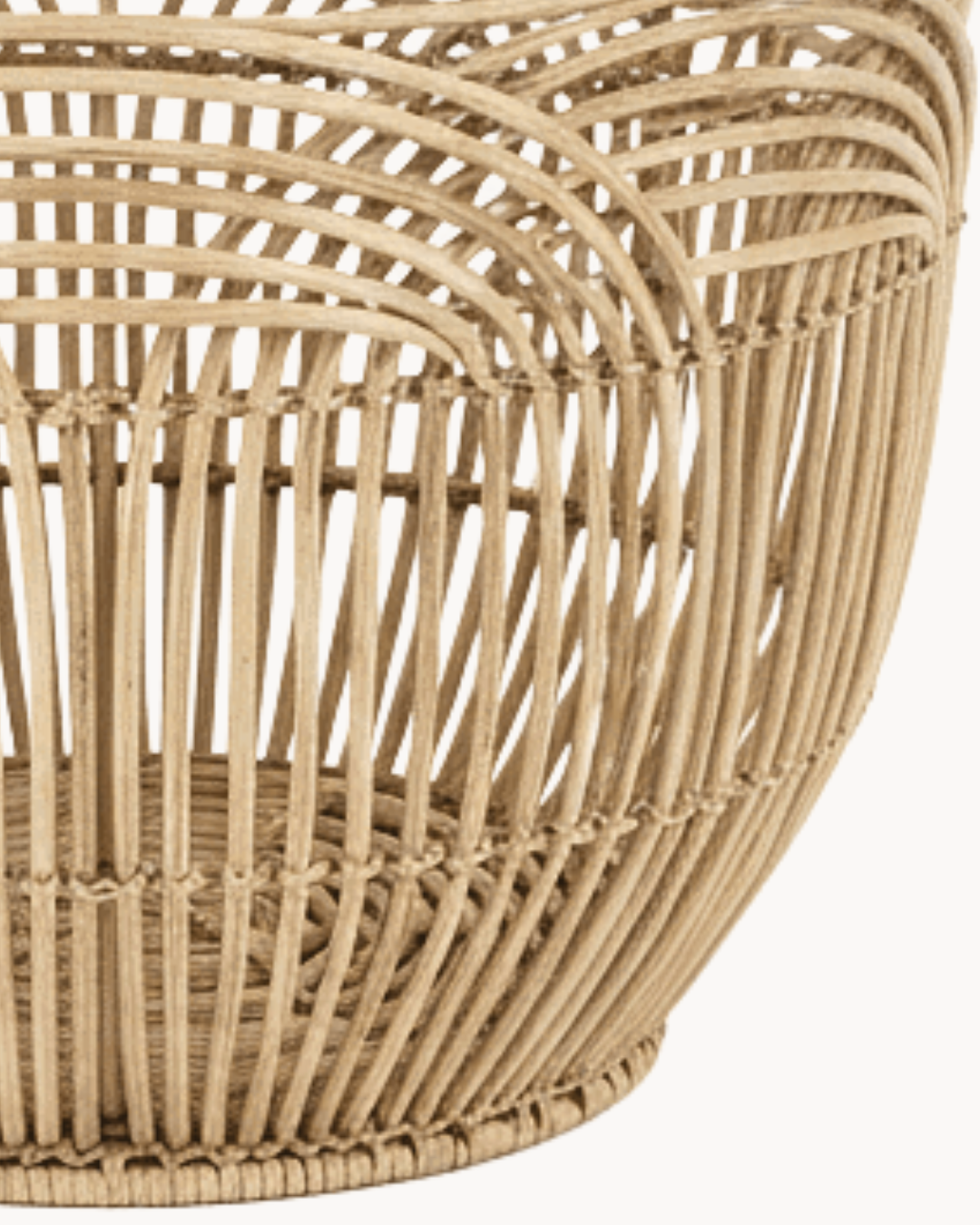 Rattan Woven Calm Σετ 2τμχ Διακοσμητικών Καλαθιών Φυσικό - Image 4