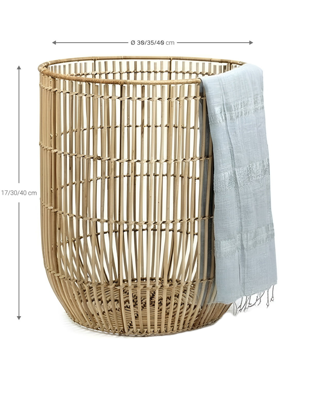 Woven Nest Σετ Διακοσμητικών Καλαθιών 3τμχ Φυσικό - Image 5