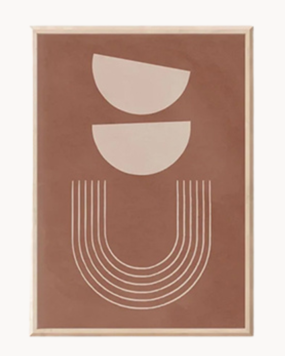 Abstract Σετ 3 τμχ Πινάκων Τοίχου από Ξύλο Πεύκου 30x3x40 εκ. - Image 4