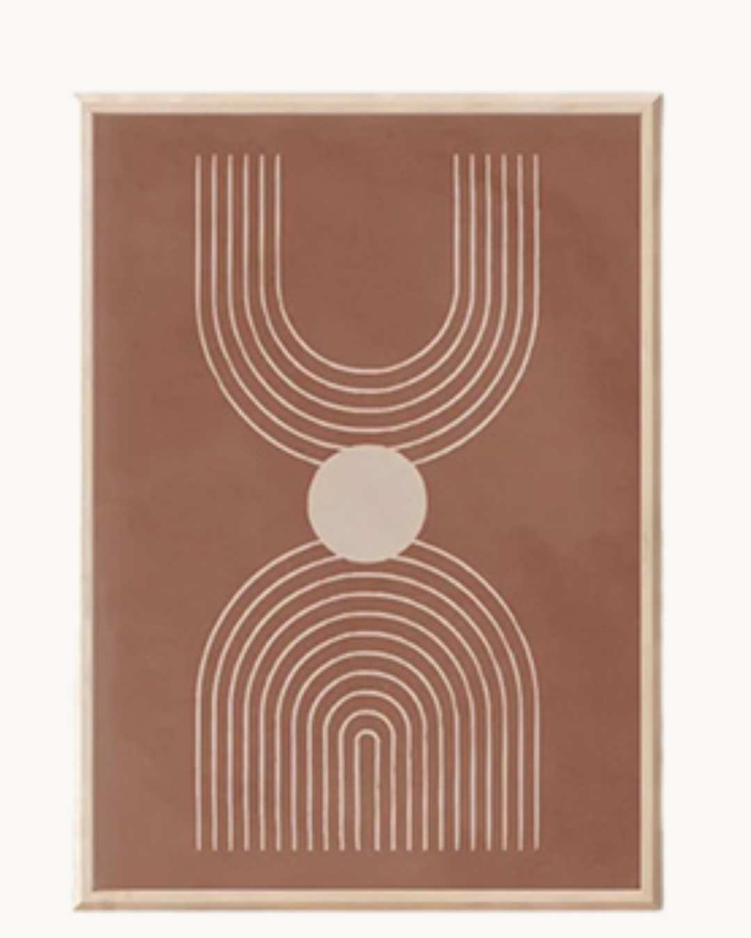 Abstract Σετ 3 τμχ Πινάκων Τοίχου από Ξύλο Πεύκου 30x3x40 εκ. - Image 5