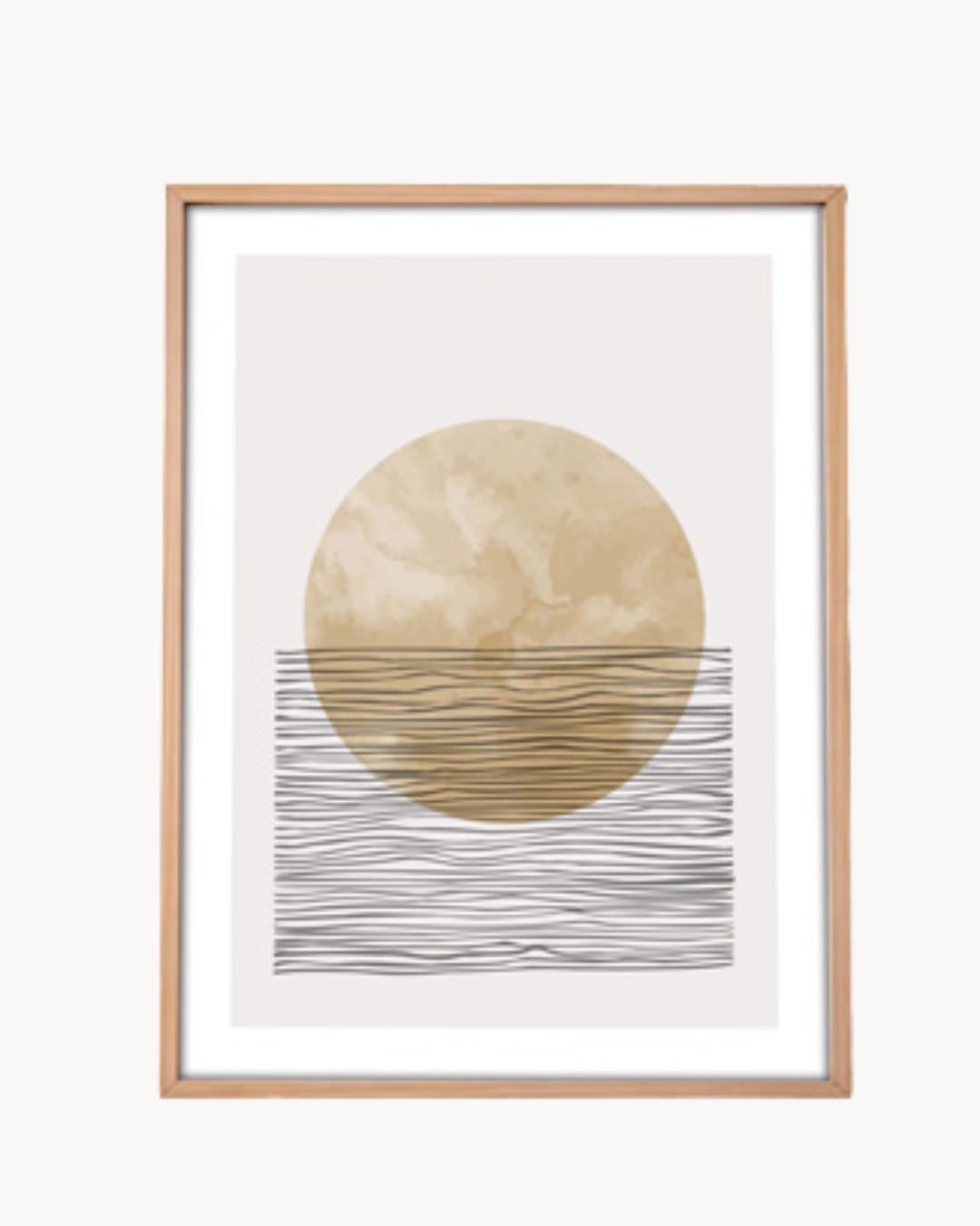 Abstract Σετ 3 τμχ Πινάκων Τοίχου από Ξύλο Πεύκου 30x3x40 εκ. - Image 5