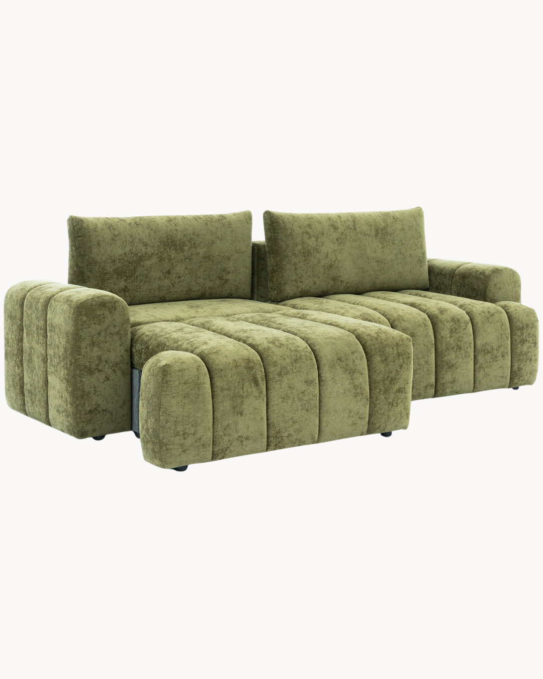 Modular Καναπές-Κρεβάτι με Μετατροπή σε Γωνιακό 260cm Λαδί - Image 3