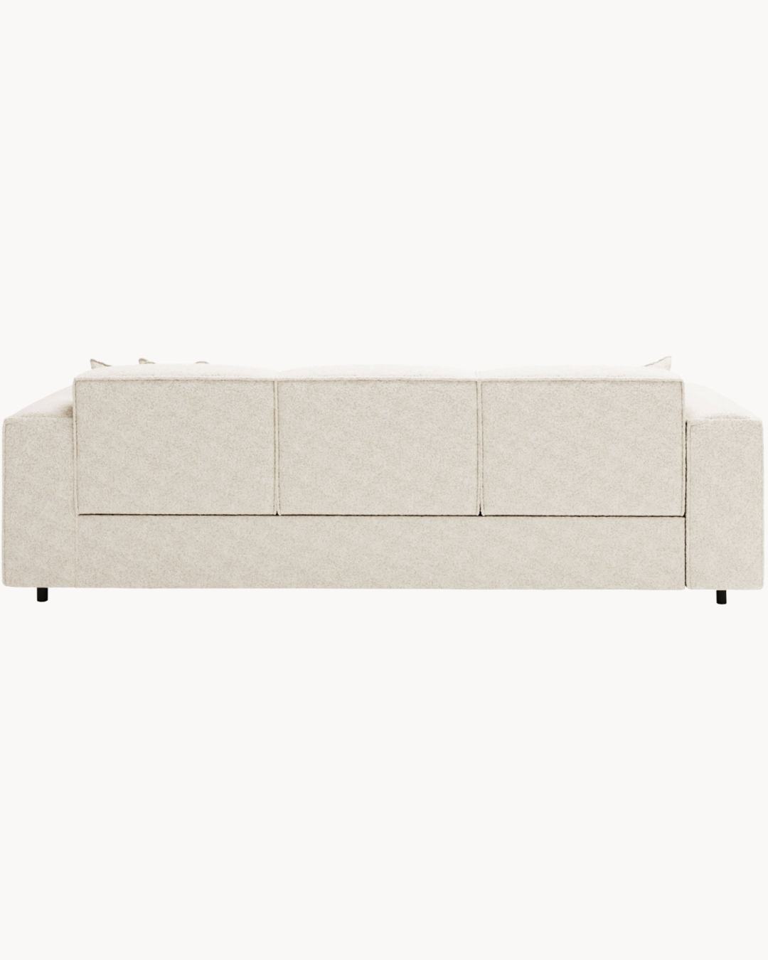 Modern Chic Τριθέσιος Καναπές-Κρεβάτι 252cm Μπεζ - Image 6
